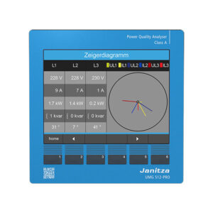 Analizator jakości energii klasy A Janitza UMG 512 PRO 95 …. 240 V AC, 80 …. 300 V DC