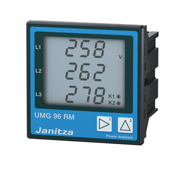 Multifunkcyjny Analizator Janitza UMG 96 RM-P 90–277 VAC/90–250 VDC - obrazek 3