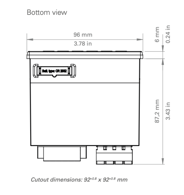 Analizator parametrów sieci Janitza UMG 96 PQ-L  90–277 VAC / 90–250 VDC - obrazek 4